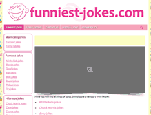 Tablet Screenshot of funniest-jokes.com